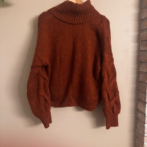 MADEWELL Sommervelle Modern Cable Turtleneck Sweater - Picture 5 of 6